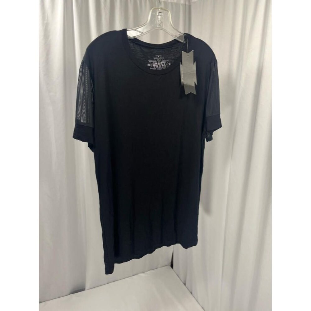 New Men's Crazy Train Soft T-Shirt with Mesh Sleeves, Lightweight Breathable